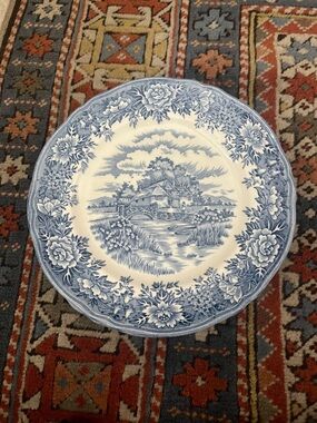 English Village Salem China Co ironstone salad dessert plate England
